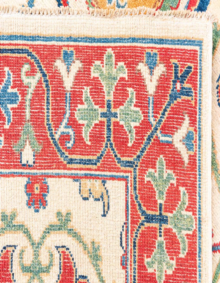 Detail image of 5' x 7'  Hand Knotted Kazak Rug