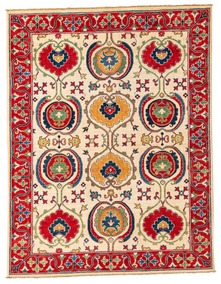 Detail image of 5' x 7' Hand Knotted Kazak Rug