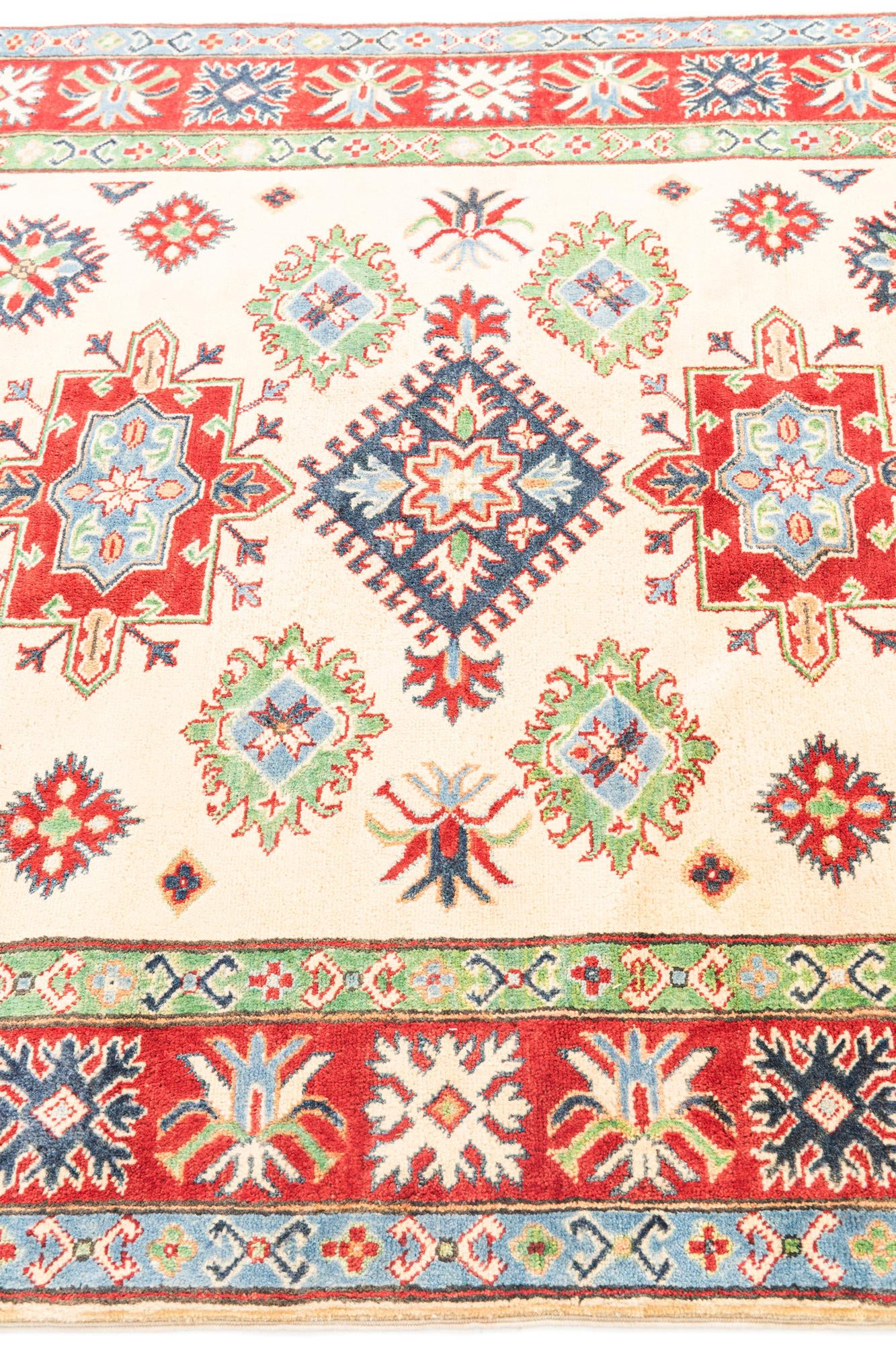 5' x 6' 8 Hand Knotted Kazak Rug
