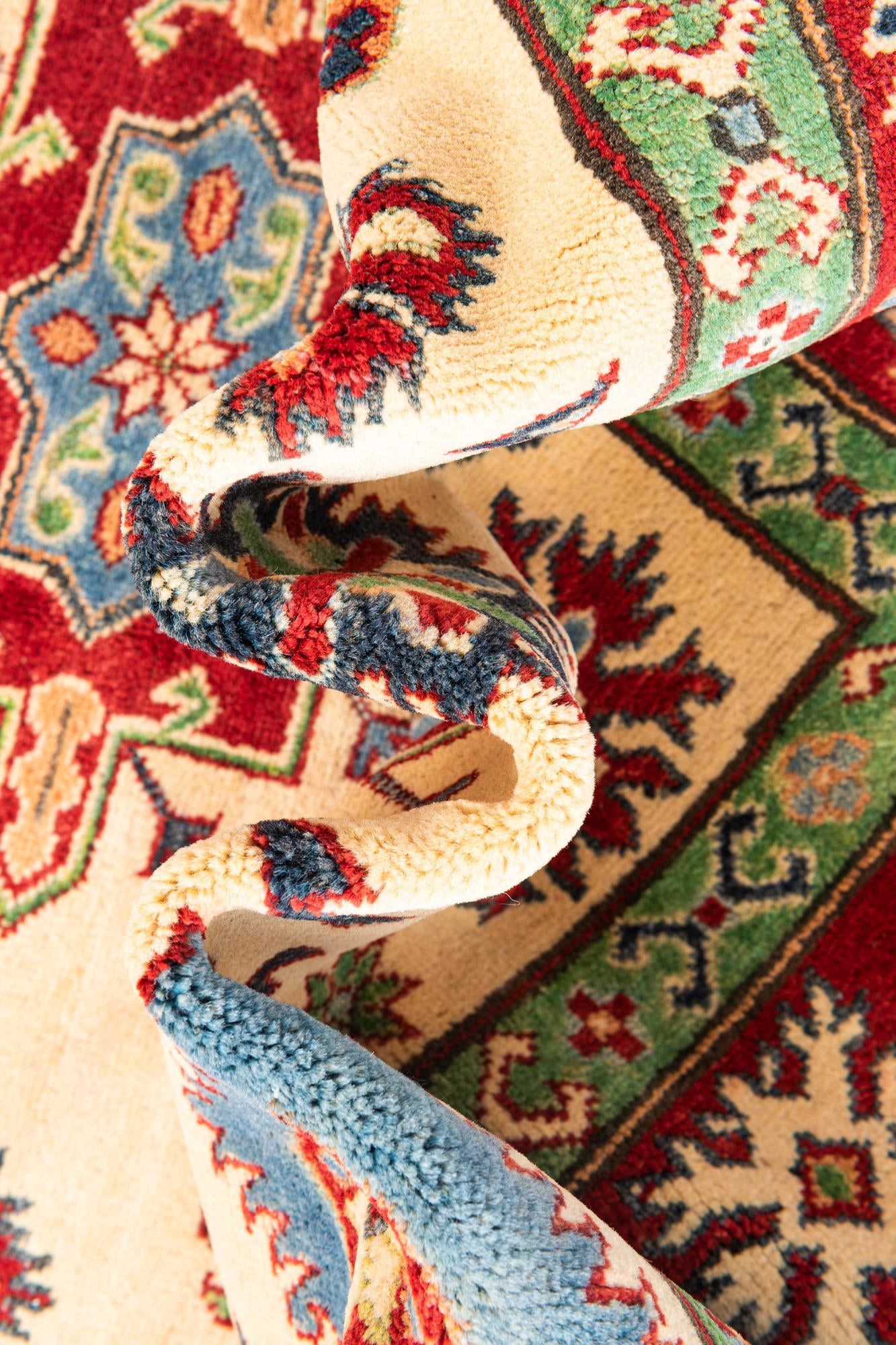 5' x 6' 8 Hand Knotted Kazak Rug