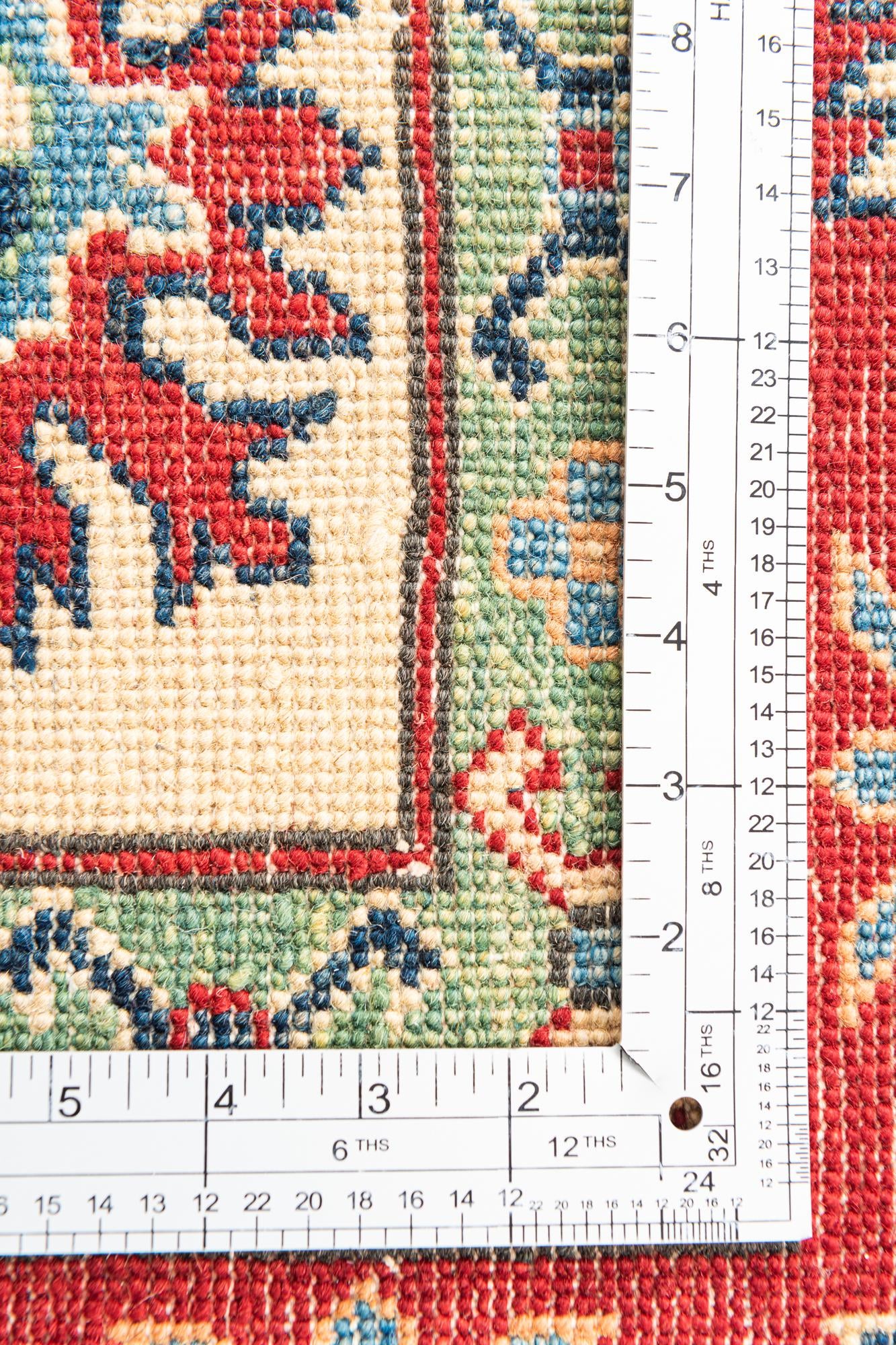 5' x 6' 8 Hand Knotted Kazak Rug