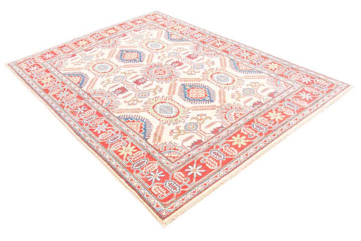 5' x 7' Hand Knotted Kazak Rug