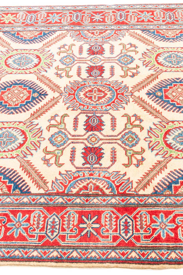 Detail image of 5' x 7' Hand Knotted Kazak Rug