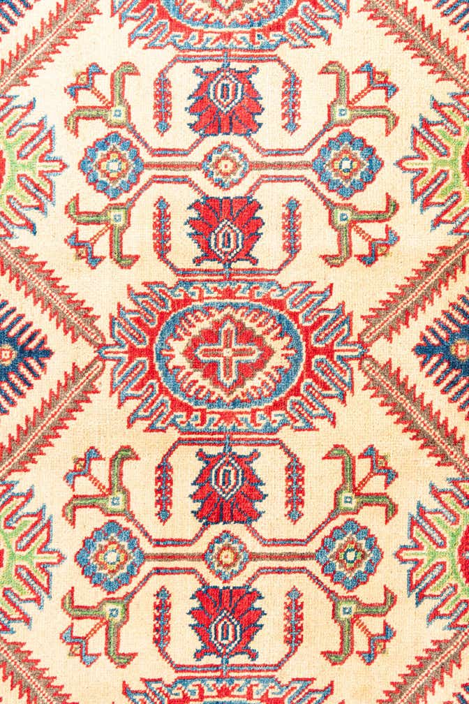 5' x 7' Hand Knotted Kazak Rug