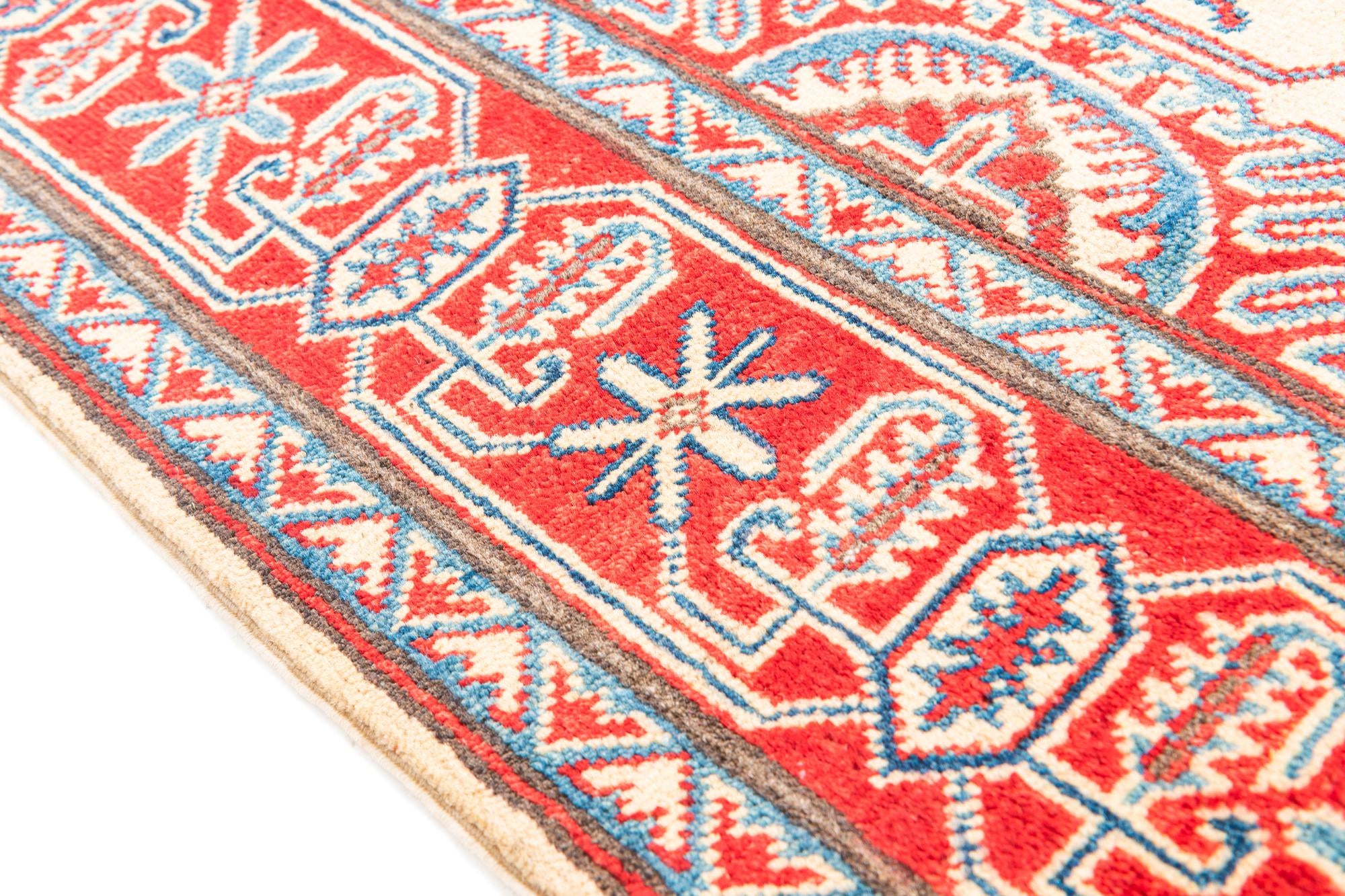 5' x 7' Hand Knotted Kazak Rug