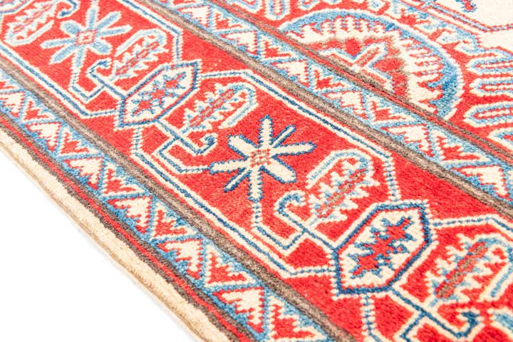 5' x 7' Hand Knotted Kazak Rug