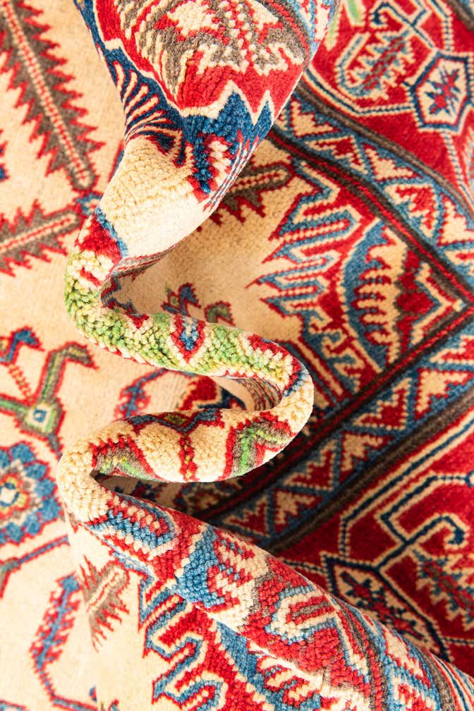 5' x 7' Hand Knotted Kazak Rug