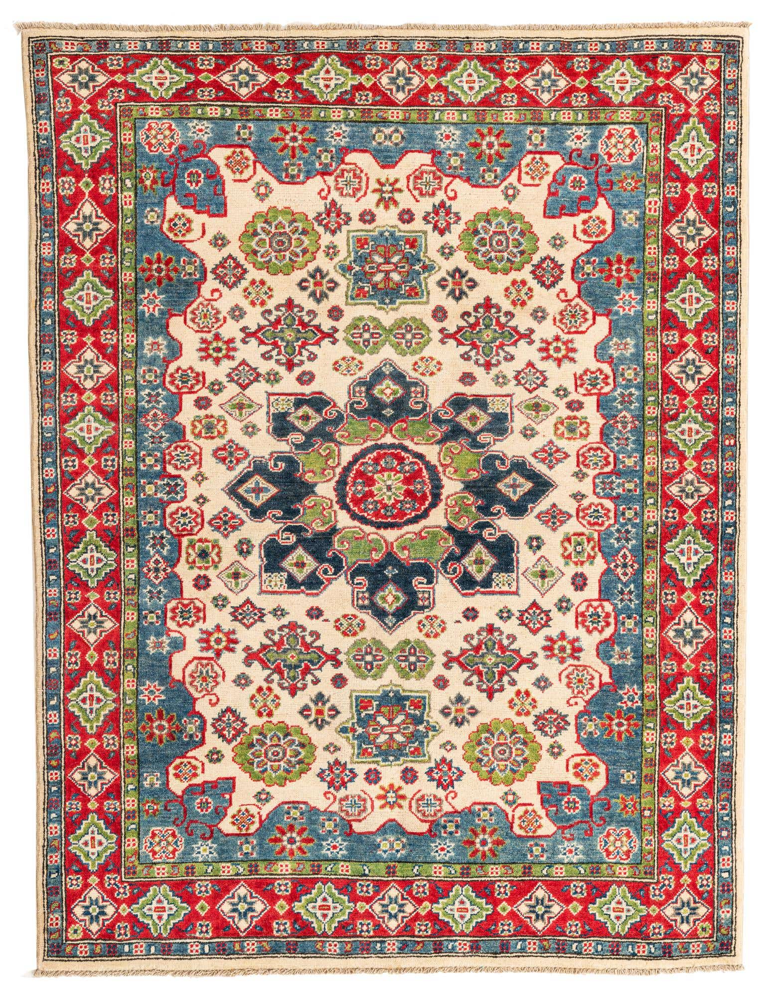 5' 2 x 6' 8 Hand Knotted Kazak Rug