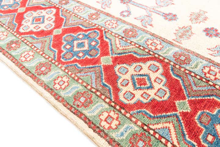 6' 1 x 9' 3 Hand Knotted Kazak Rug