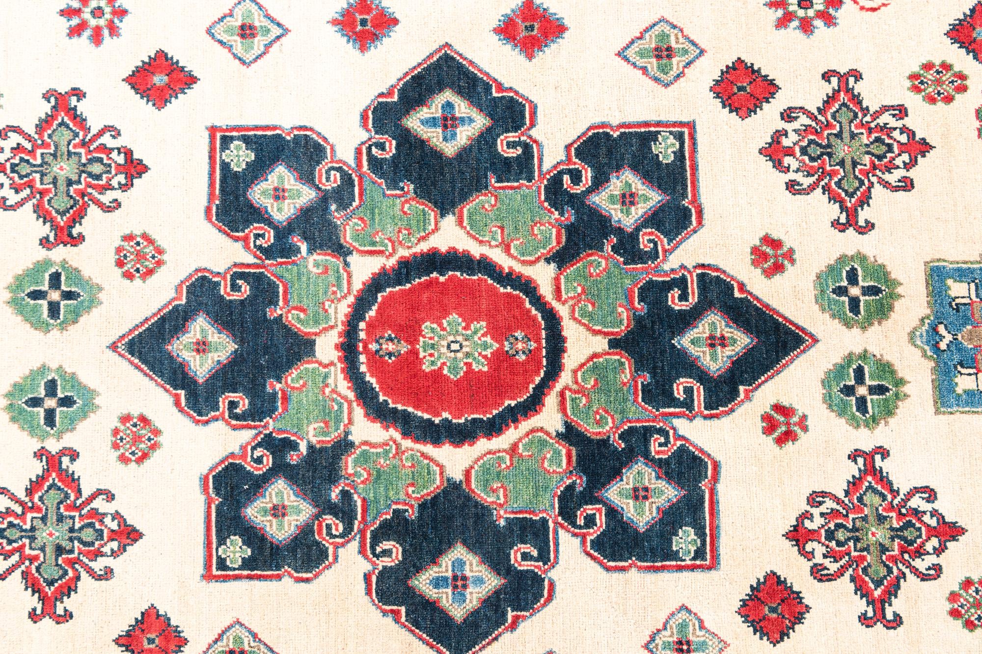 6' 9 x 10' Hand Knotted Kazak Rug