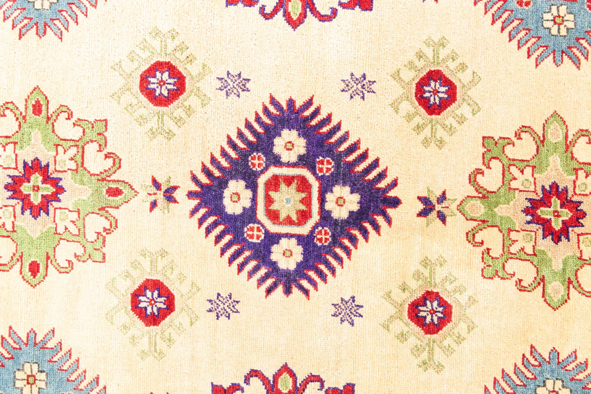 6' 6 x 9' 9 Hand Knotted Kazak Rug