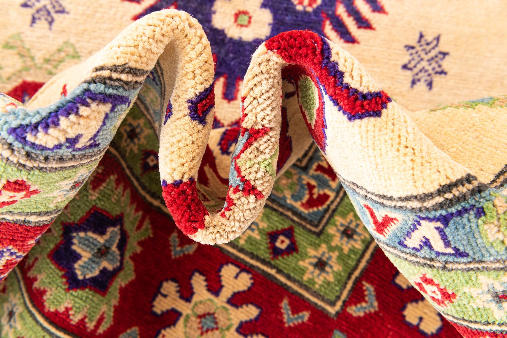 6' 6 x 9' 9 Hand Knotted Kazak Rug