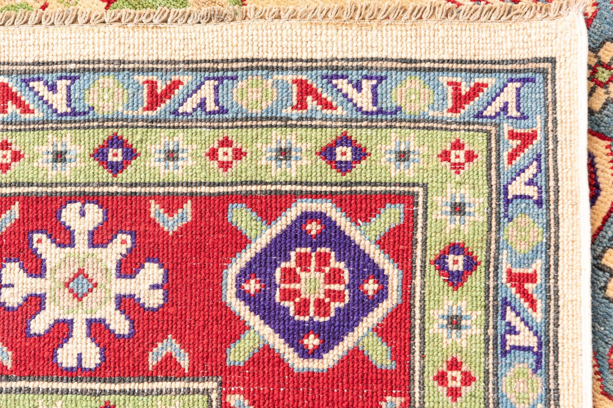 6' 6 x 9' 9 Hand Knotted Kazak Rug