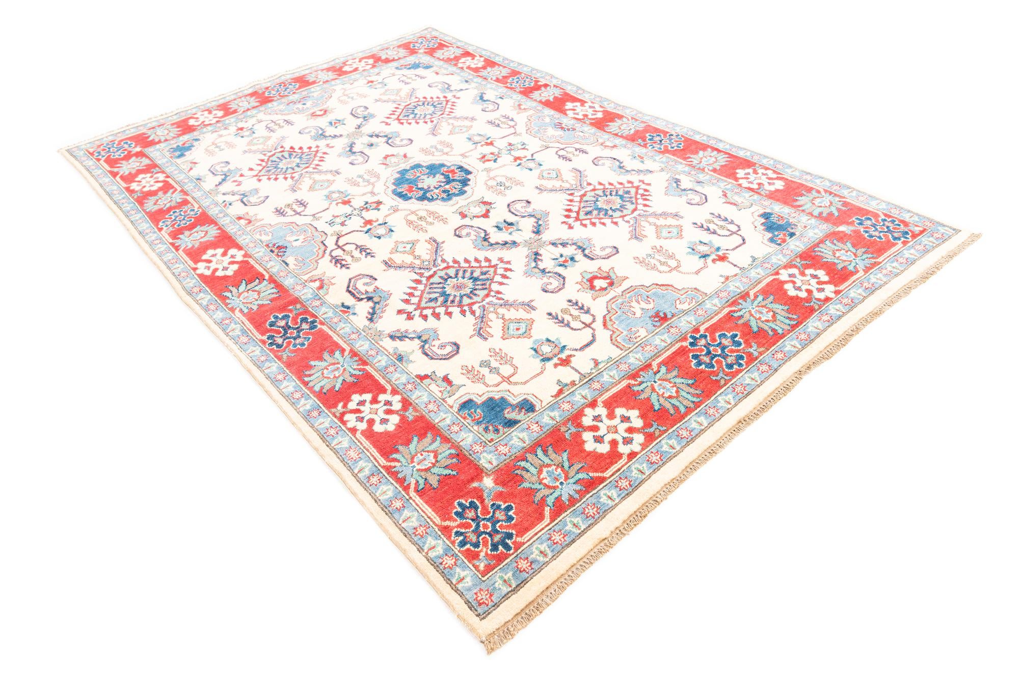 5' 10 x 9' Hand Knotted Kazak Rug