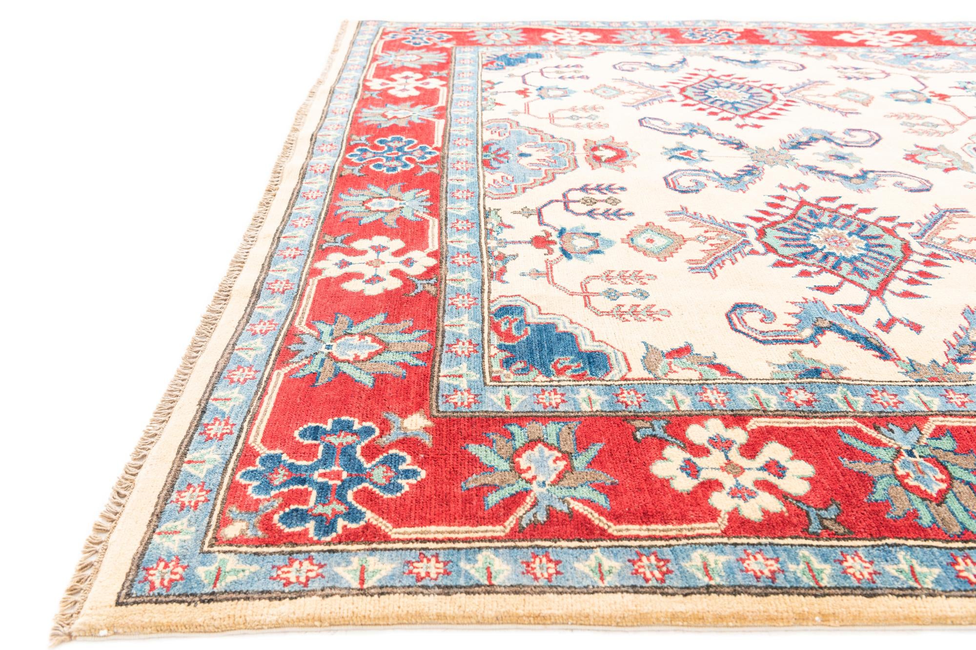 5' 10 x 9' Hand Knotted Kazak Rug