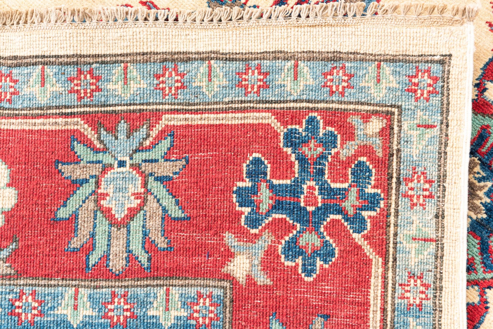 5' 10 x 9' Hand Knotted Kazak Rug