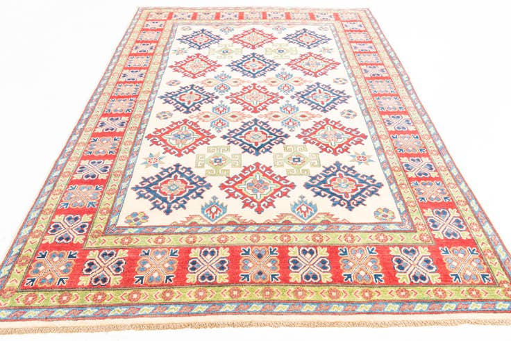 Detail image of 6' x 8' 5 Hand Knotted Kazak Rug