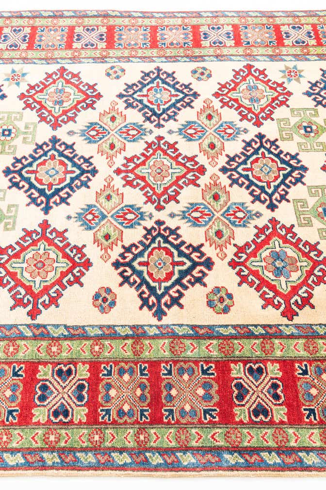 6' x 8' 5 Hand Knotted Kazak Rug
