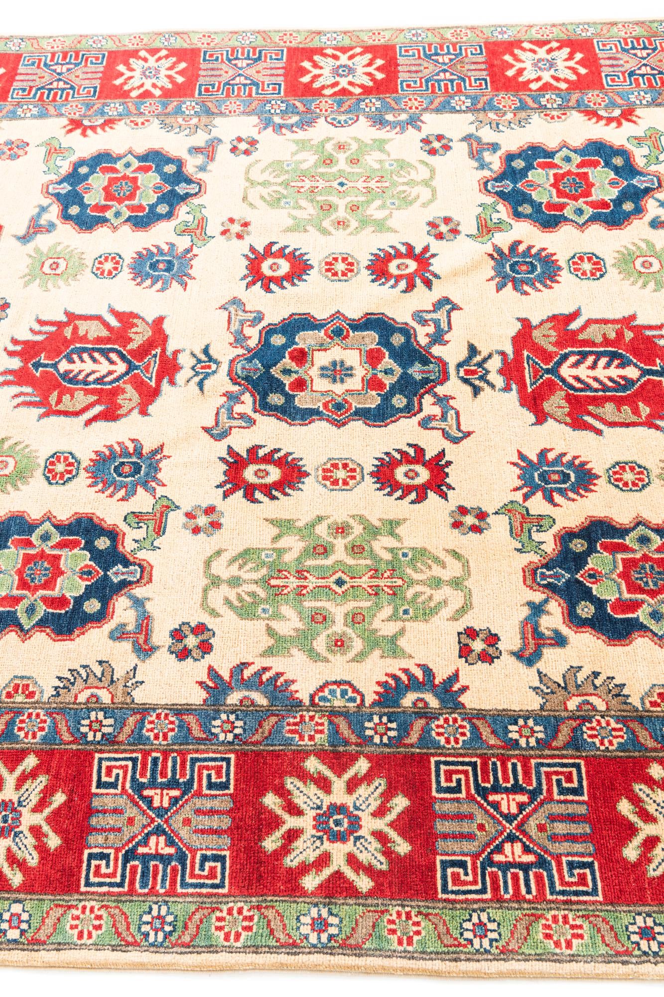 6' x 9' Hand Knotted Kazak Rug