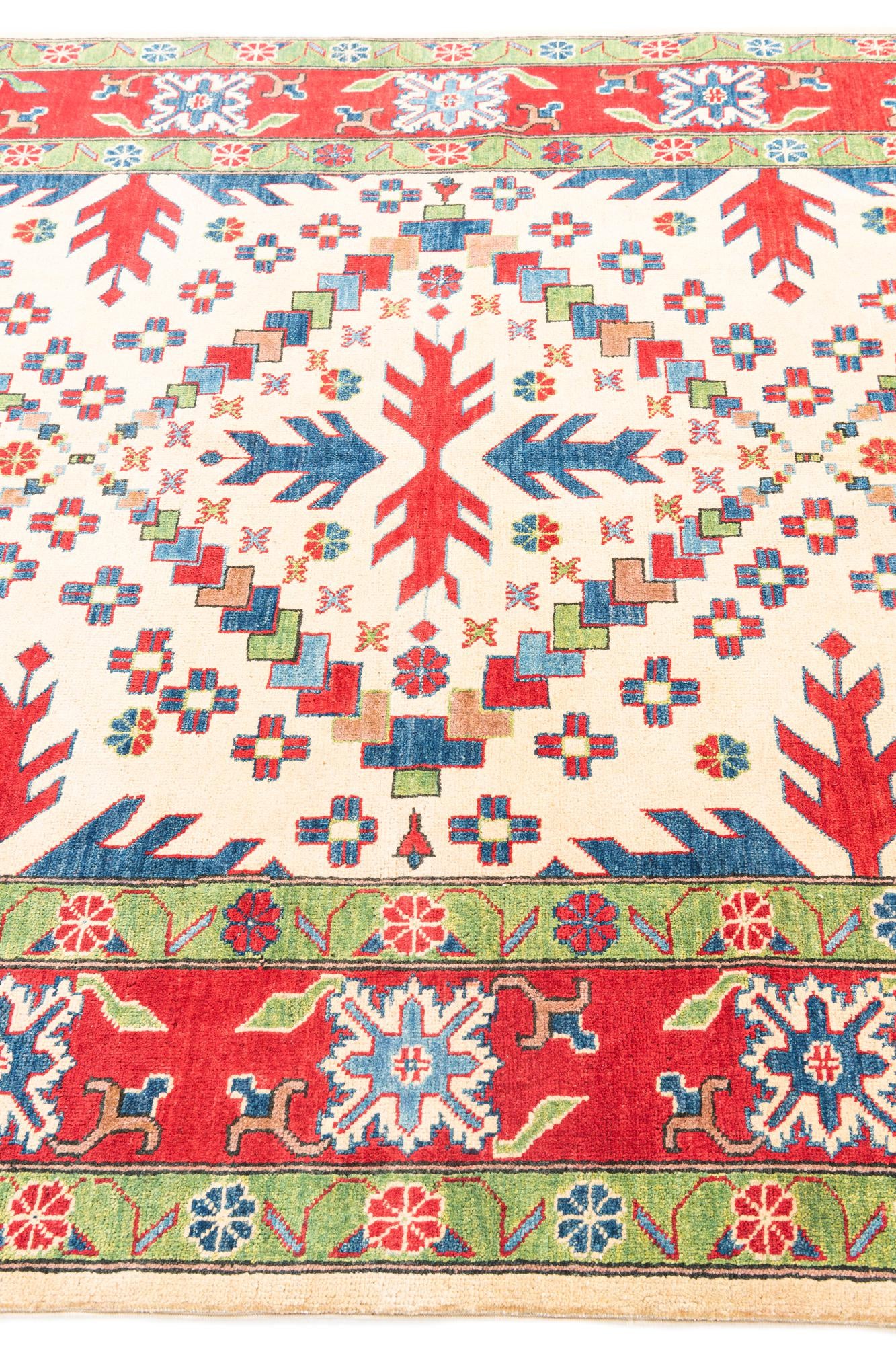 5' 10 x 9' Hand Knotted Kazak Rug