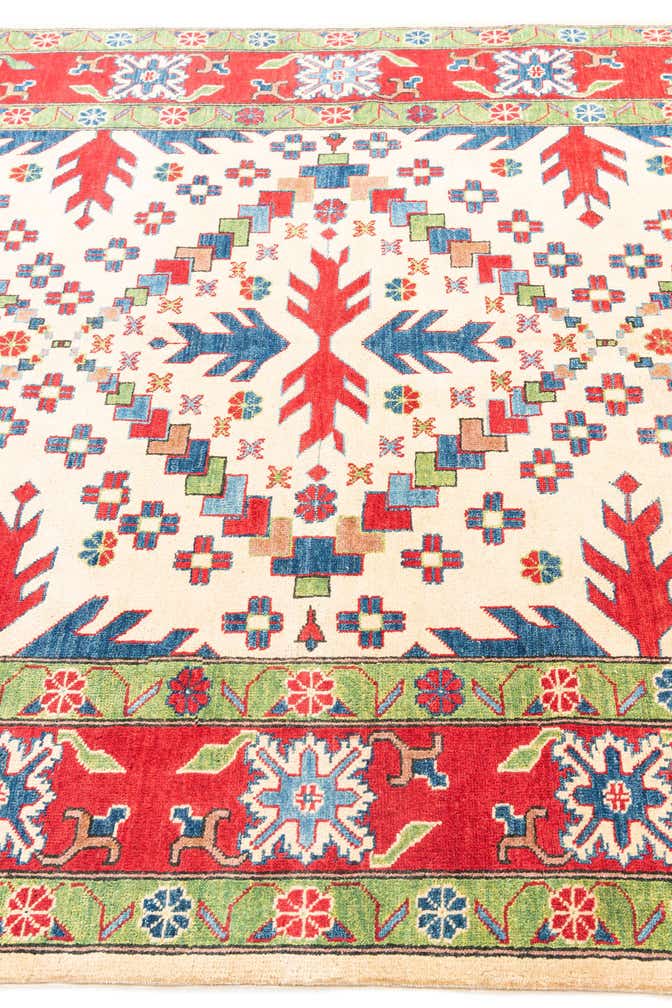 5' 10 x 9' Hand Knotted Kazak Rug