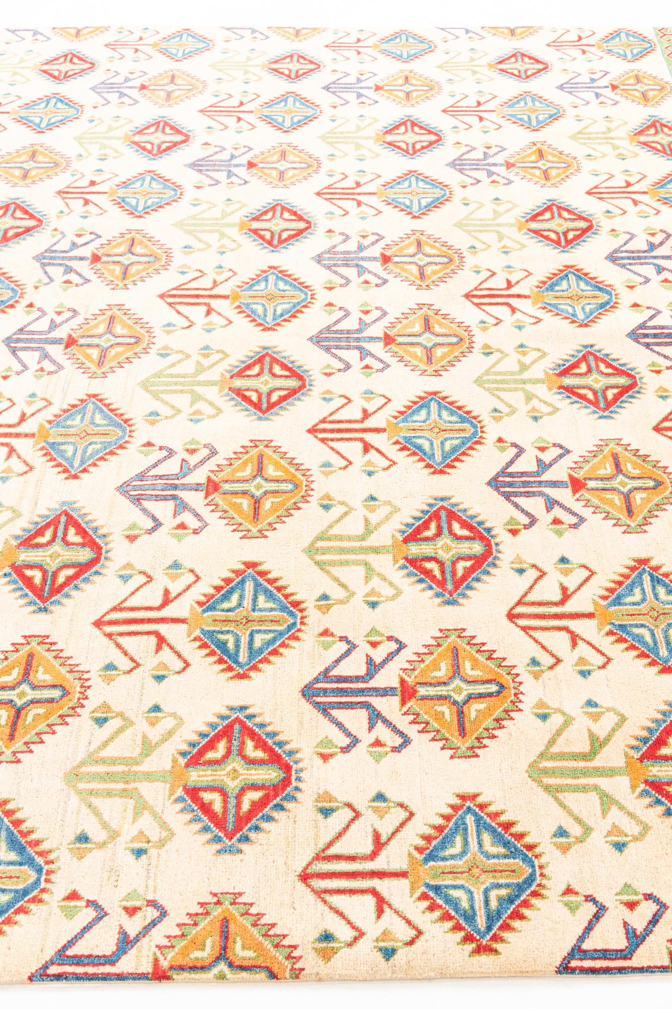 8' 5 x 12' Hand Knotted Kazak Rug