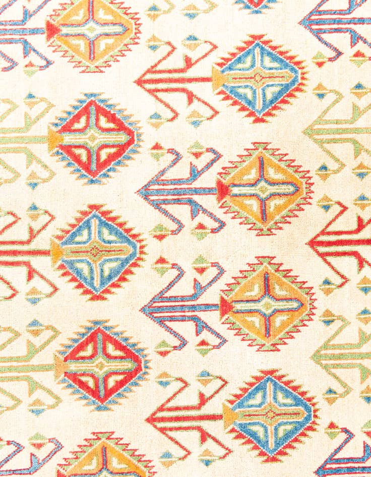 Detail image of 8' 5 x 12'  Hand Knotted Kazak Rug