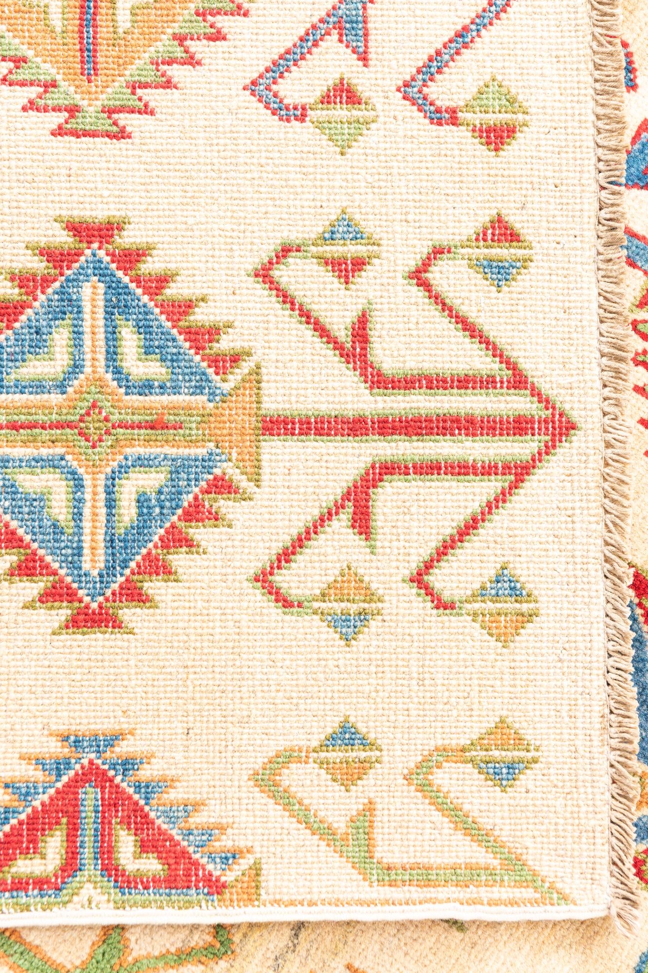 8' 5 x 12' Hand Knotted Kazak Rug