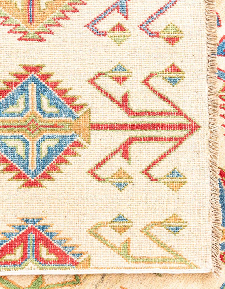 Detail image of 8' 5 x 12'  Hand Knotted Kazak Rug