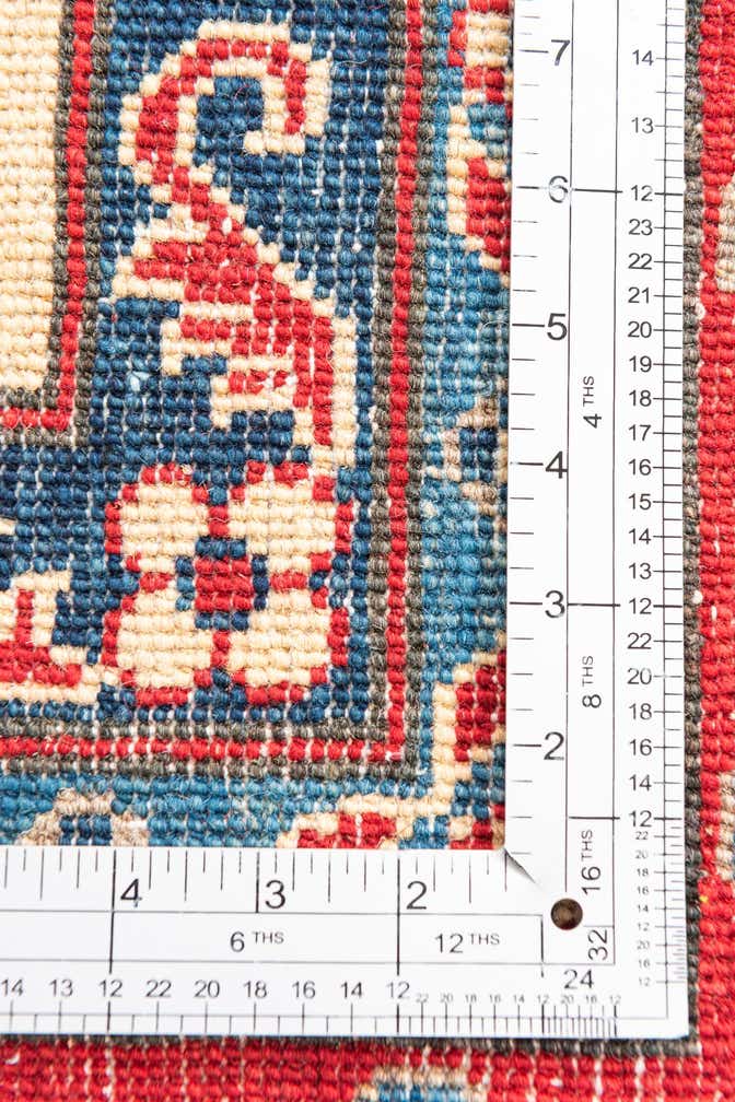 6' 7 x 10' 2 Hand Knotted Kazak Rug