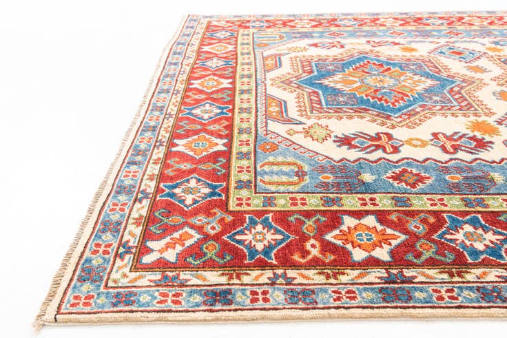Detail image of 6' x 9' Hand Knotted Kazak Rug