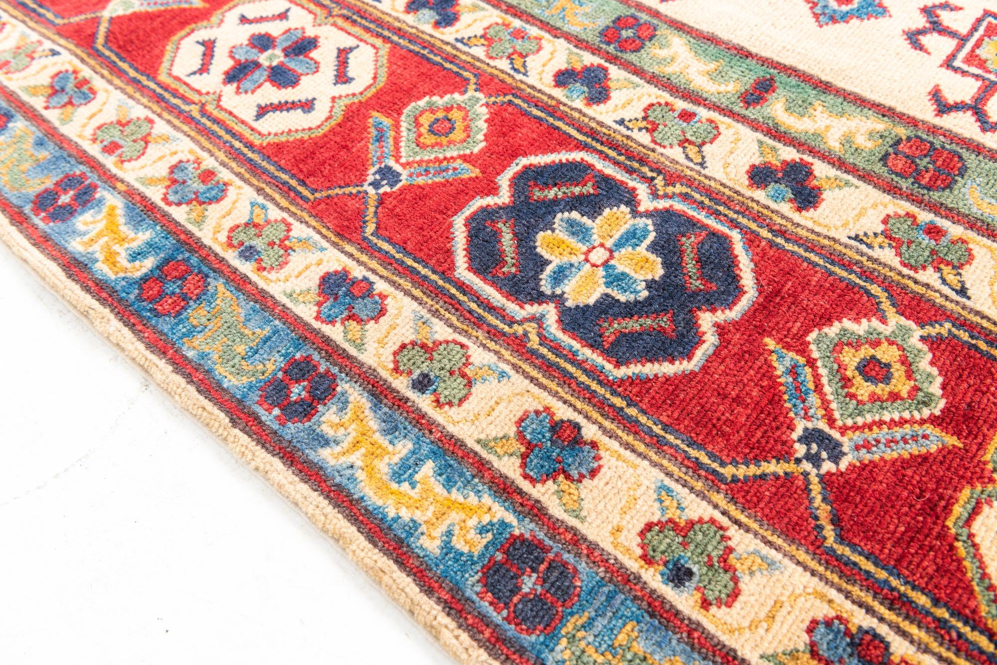 6' 8 x 9' 5 Hand Knotted Kazak Rug
