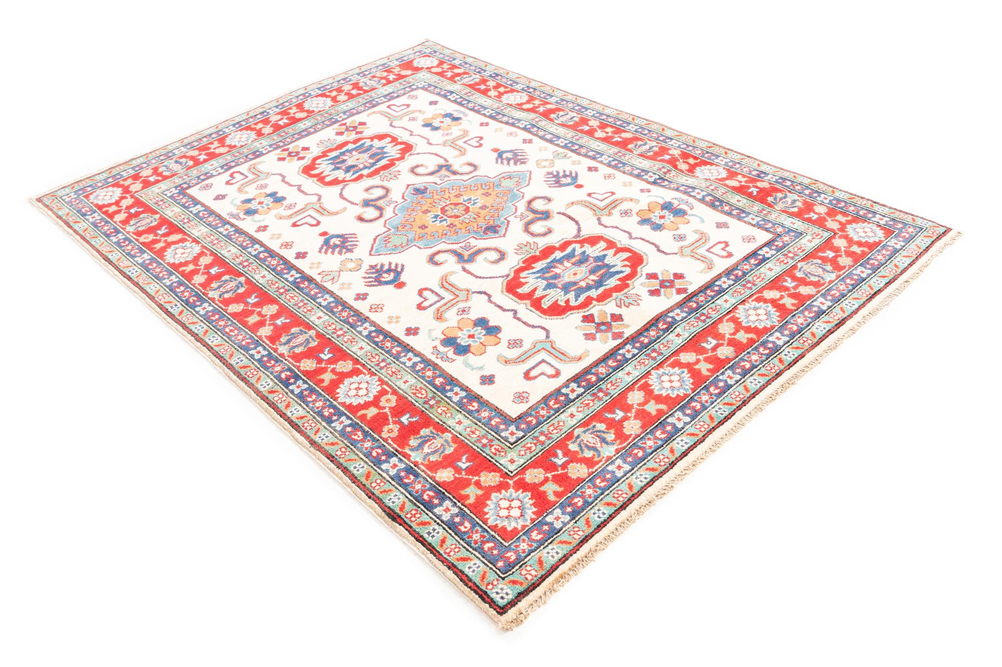 5' x 6' 9 Hand Knotted Kazak Rug