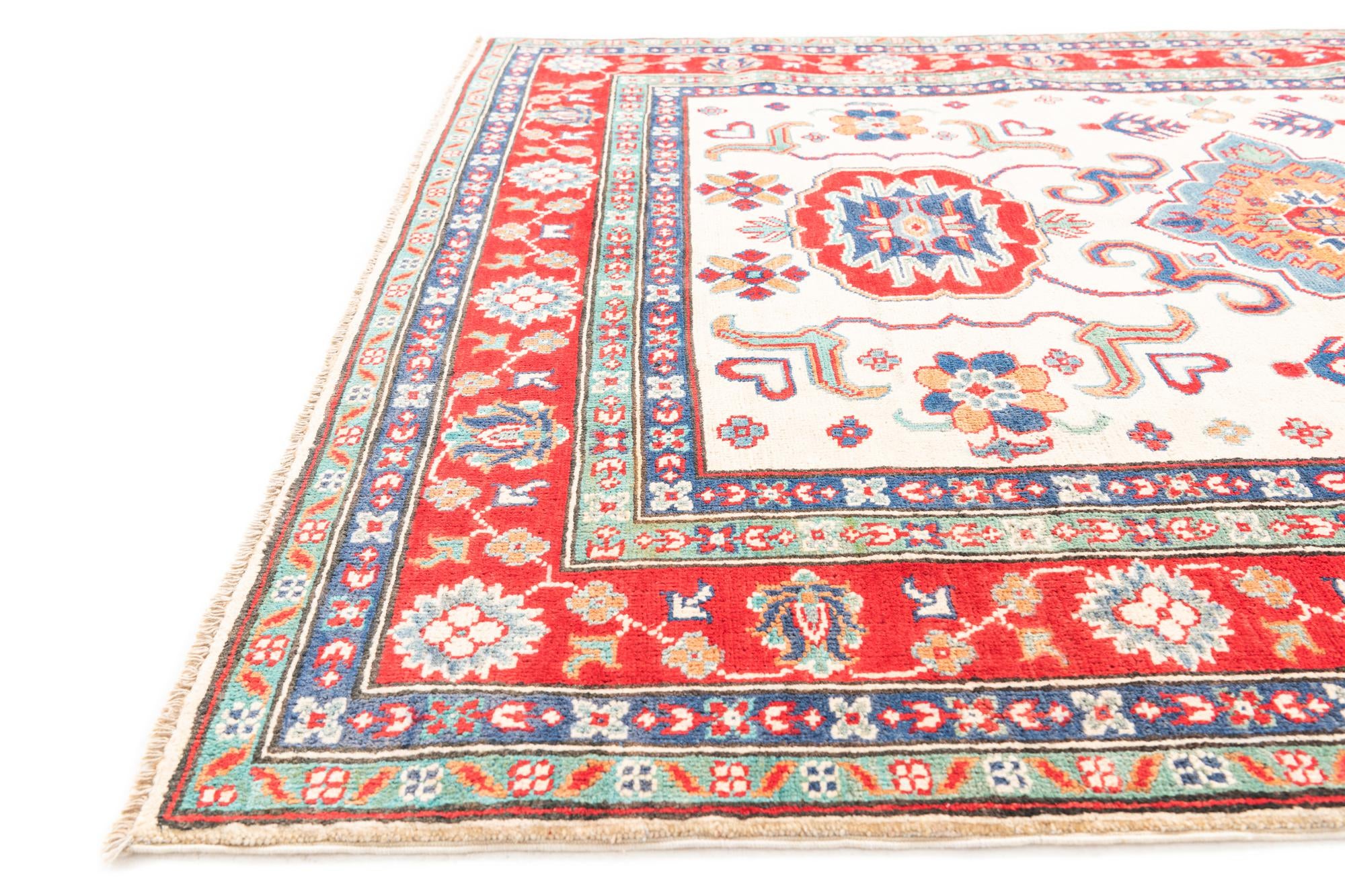 5' x 6' 9 Hand Knotted Kazak Rug