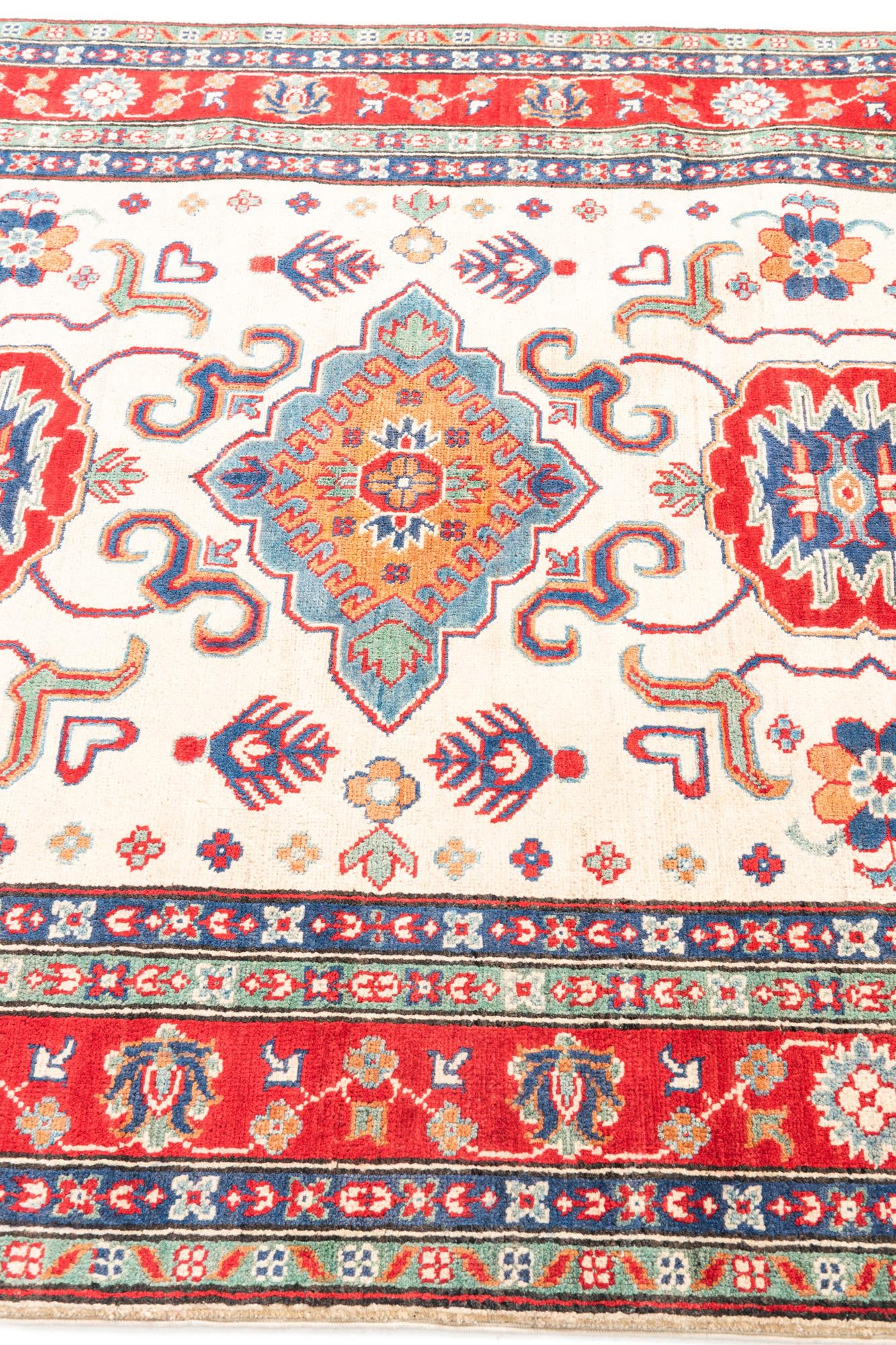 5' x 6' 9 Hand Knotted Kazak Rug