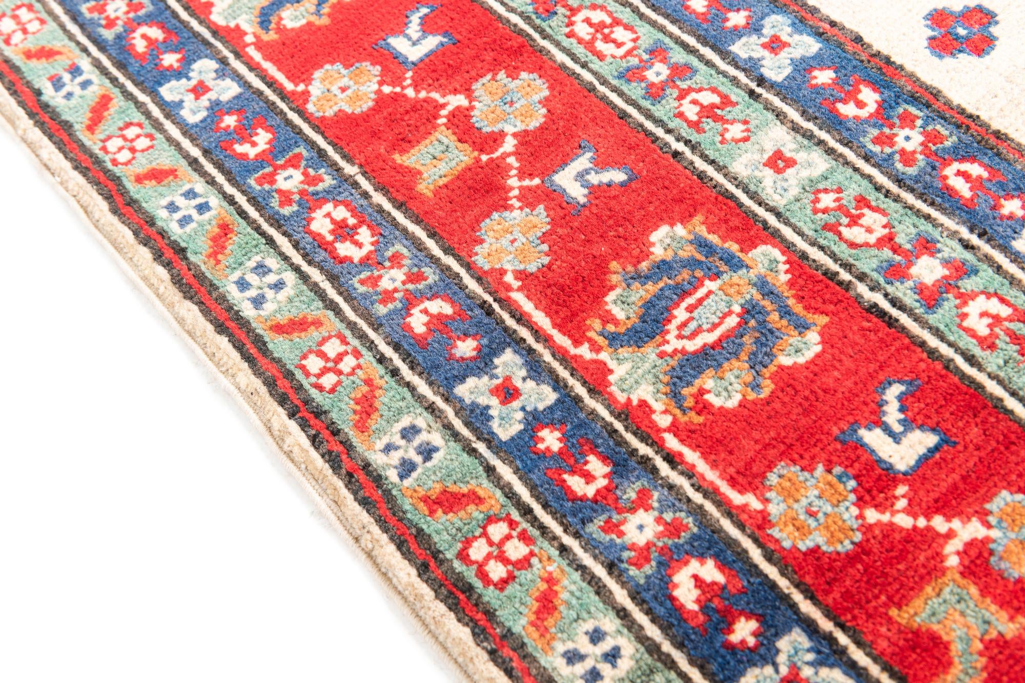 5' x 6' 9 Hand Knotted Kazak Rug