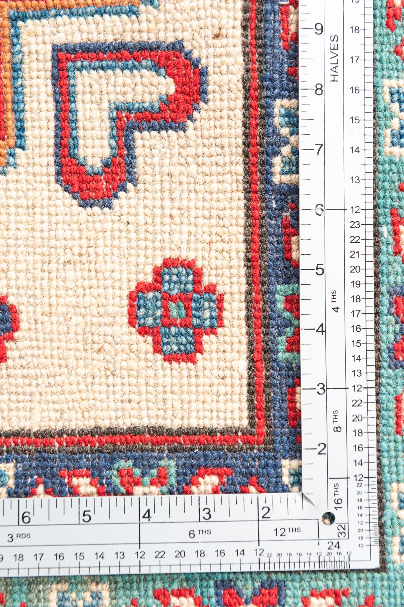 5' x 6' 9 Hand Knotted Kazak Rug