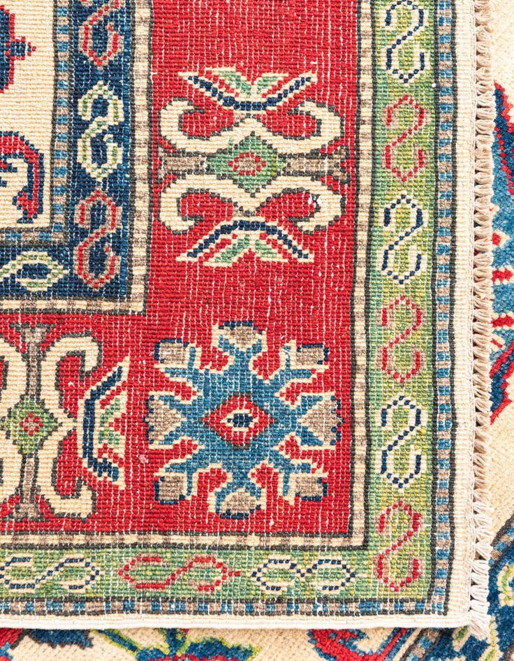 Detail image of 5' 1 x 6' 9  Hand Knotted Kazak Rug