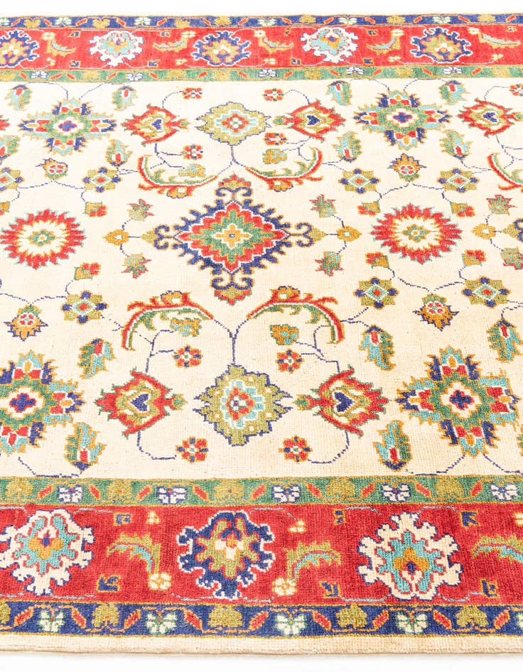 Detail image of 5' 2 x 7'  Hand Knotted Kazak Rug