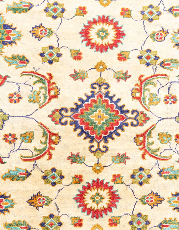 Detail image of 5' 2 x 7'  Hand Knotted Kazak Rug