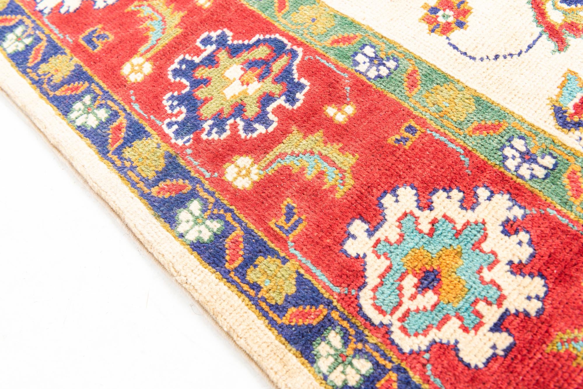 5' 2 x 7' Hand Knotted Kazak Rug