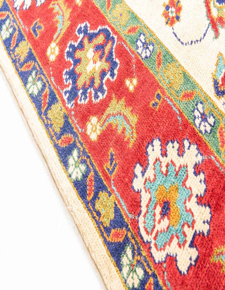 Detail image of 5' 2 x 7'  Hand Knotted Kazak Rug