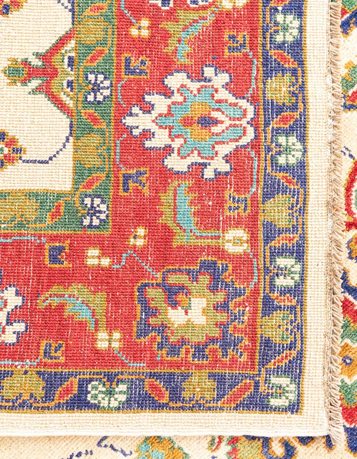 Detail image of 5' 2 x 7'  Hand Knotted Kazak Rug