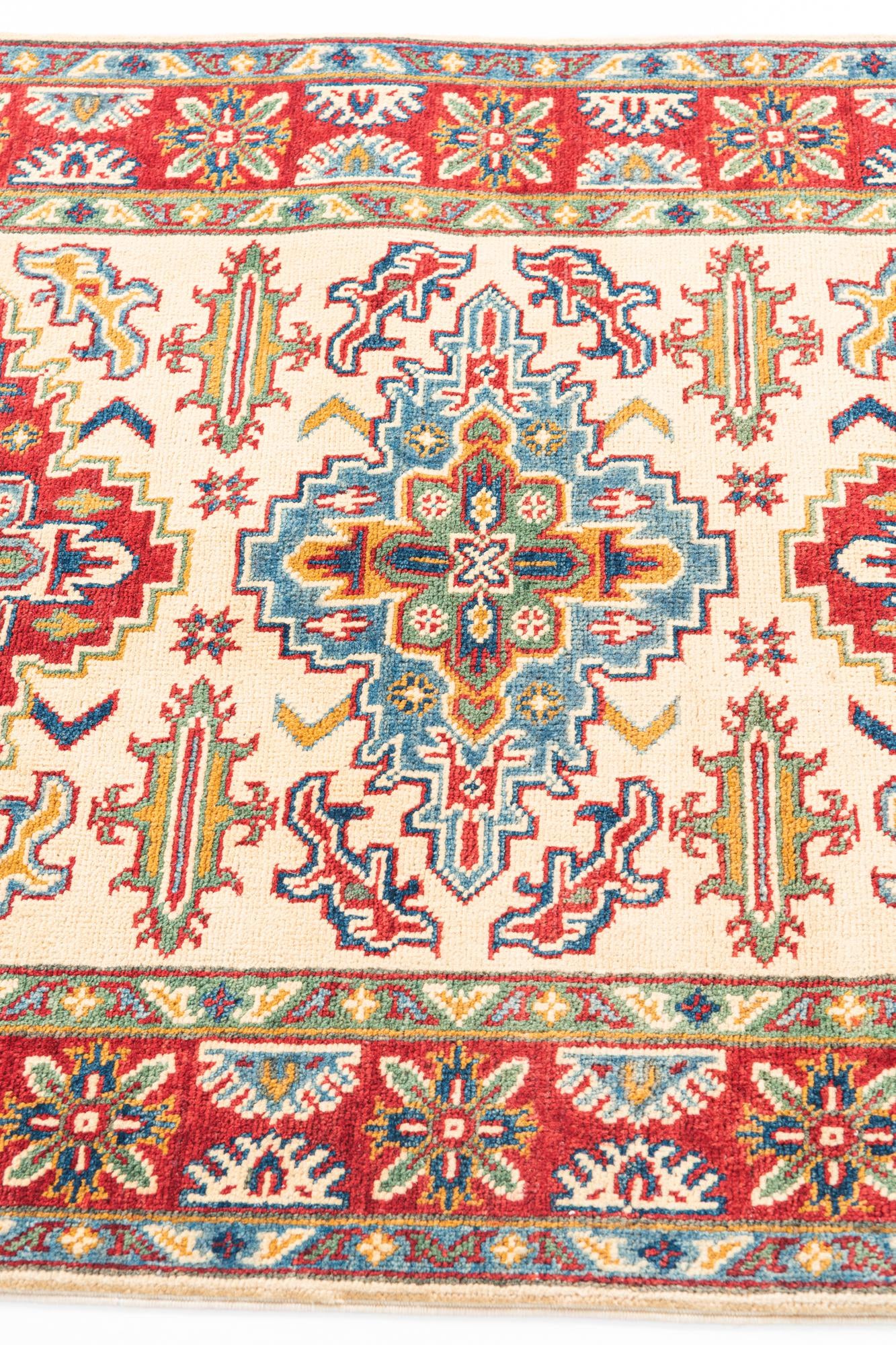 3' 3 x 4' 10 Hand Knotted Kazak Rug