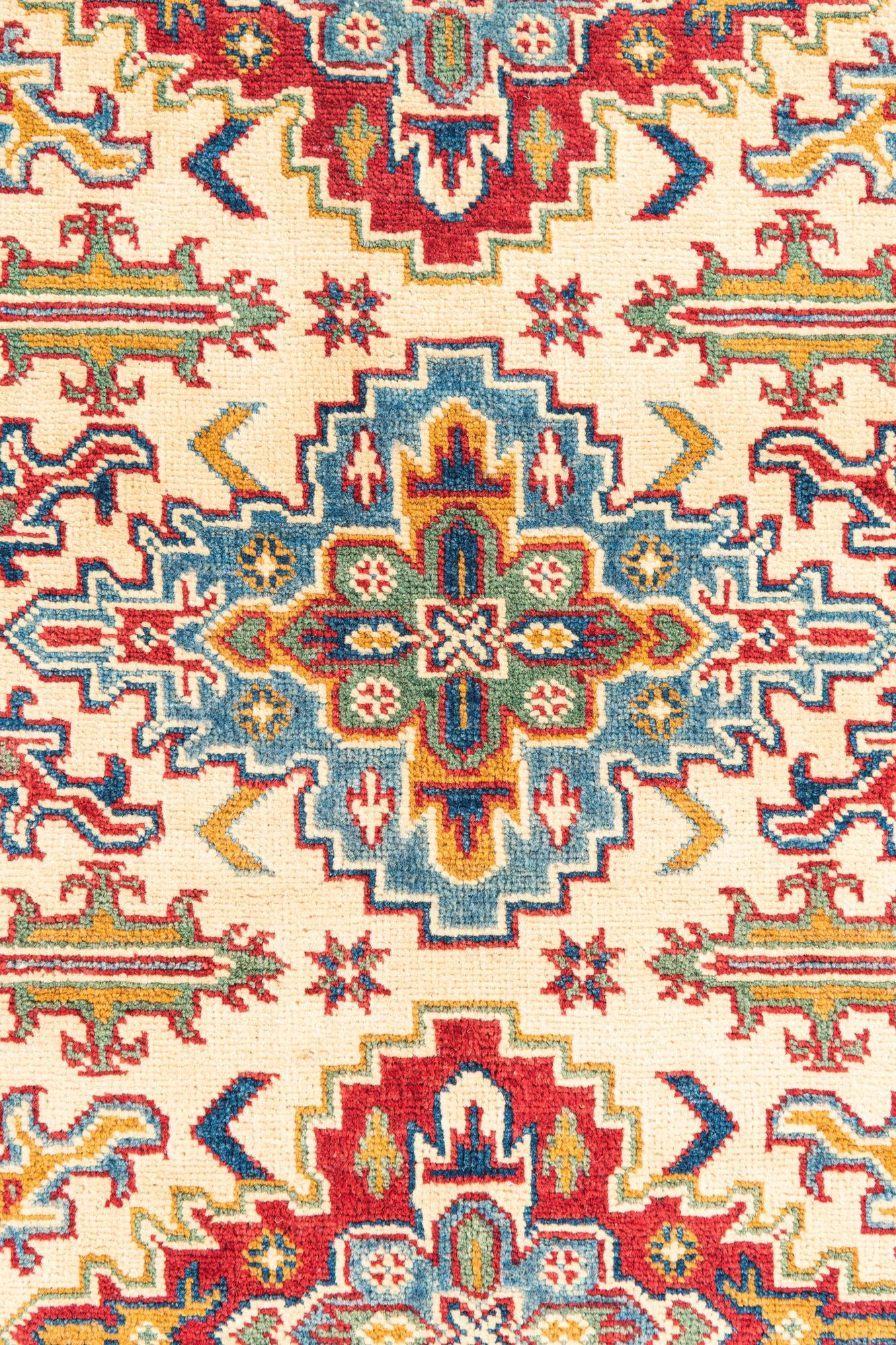 3' 3 x 4' 10 Hand Knotted Kazak Rug
