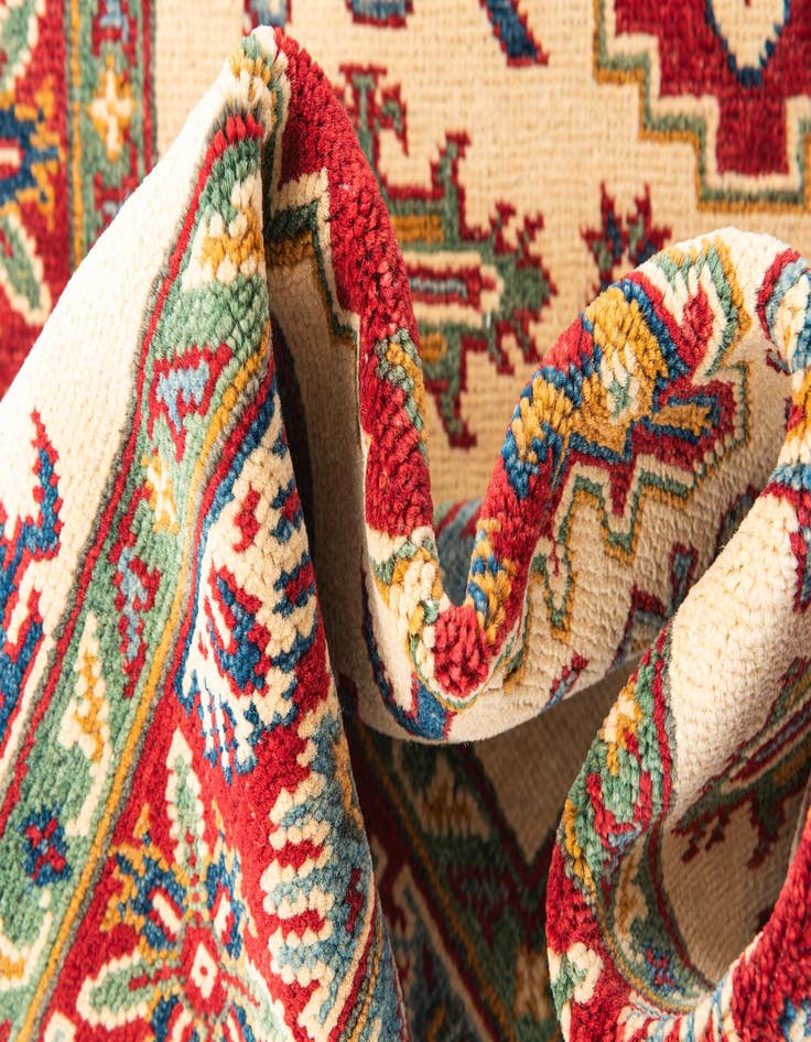 Detail image of 3' 3 x 4' 10  Hand Knotted Kazak Rug