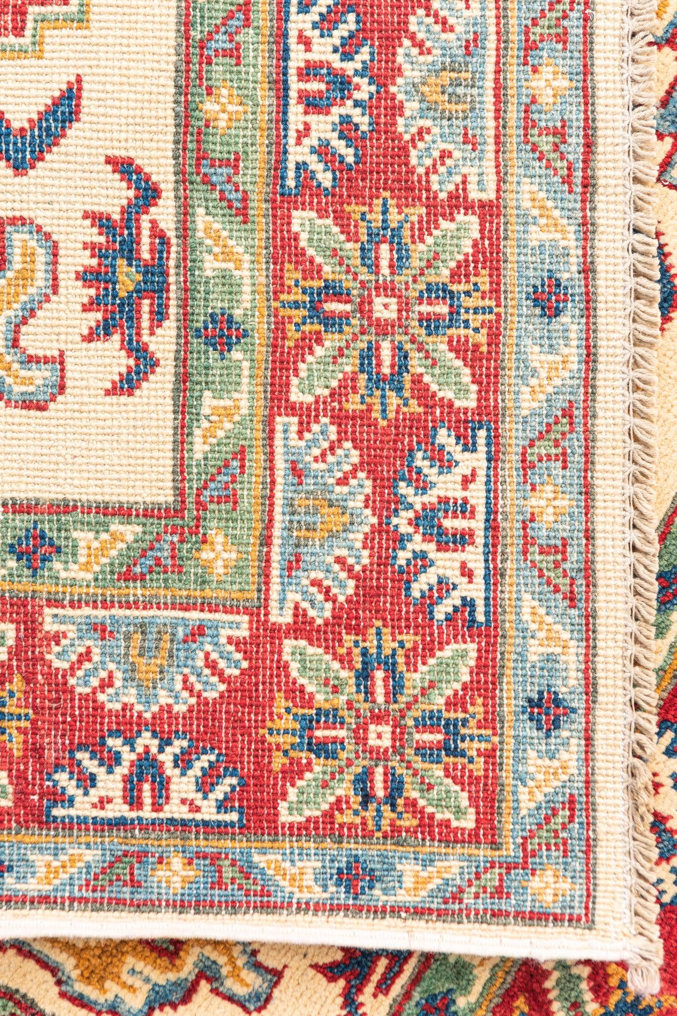 3' 3 x 4' 10 Hand Knotted Kazak Rug