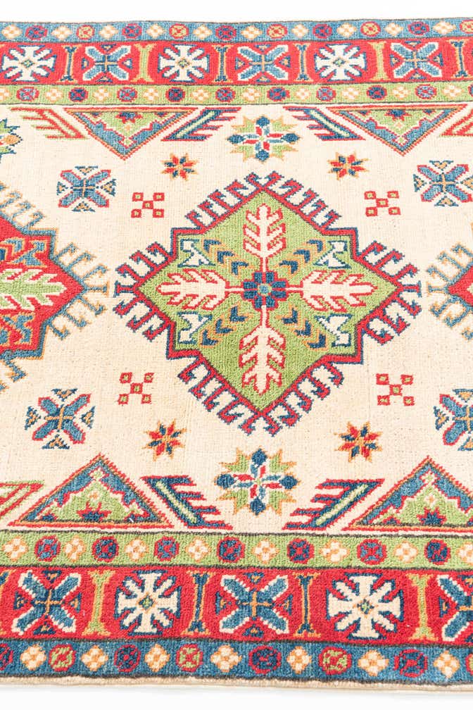 3' 4 x 5' Hand Knotted Kazak Rug