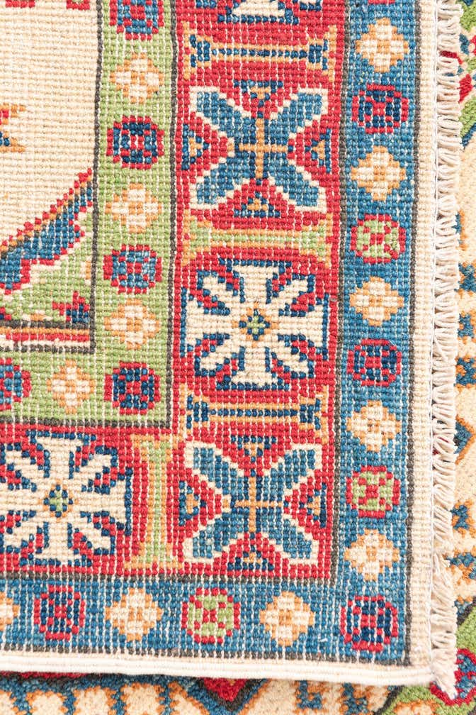 3' 4 x 5' Hand Knotted Kazak Rug
