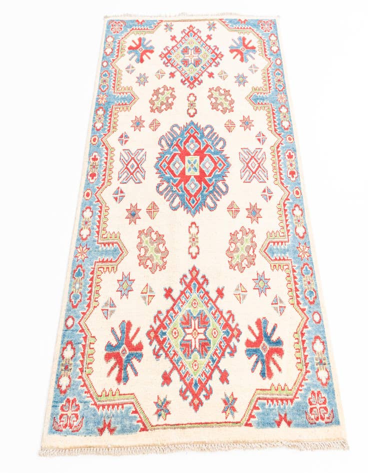 Detail image of 3' 4 x 5' 2  Hand Knotted Kazak Rug